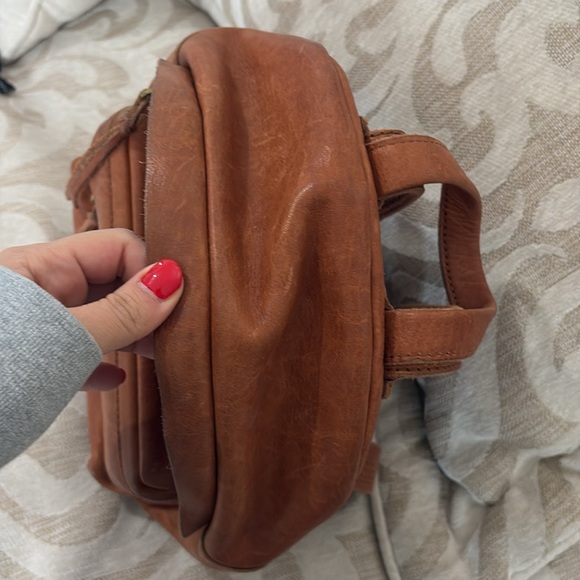 Madewell leather mini backpackk